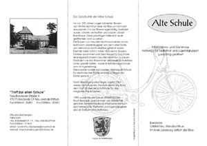 Flyer Flyer Alte Schule